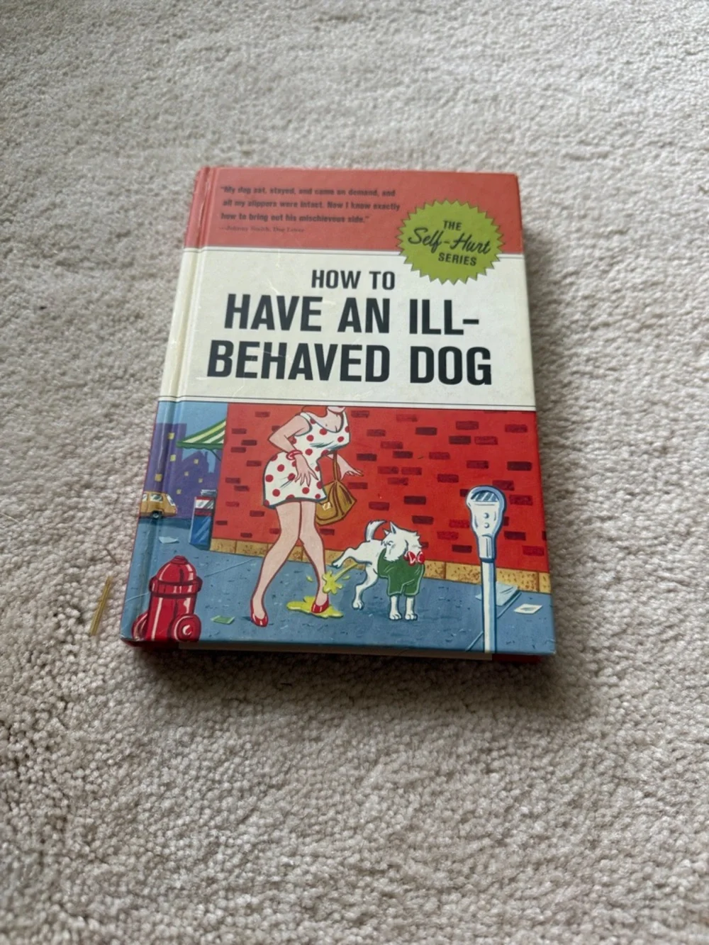 How to Have an Ill-Behaved Dog - Red/Blue Vintage Pet Training Book